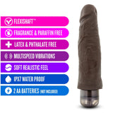 Dr. Skin Cock Vibe 14 Realistic Chocolate 8.25-Inch Long Vibrating Dildo