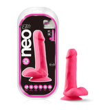 Neo Elite Neon Pink: 6.5-Inch Dildo