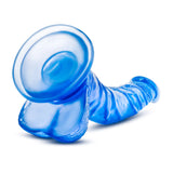 B Yours Sweet N' Hard 7 Realistic Curved Blue 8.5-Inch Long Dildo