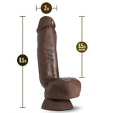 Dr. Skin Plus Realistic Chocolate 8.5-Inch Long Dildo