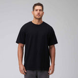 Talentless Drop Shoulder Tee Pitch Black