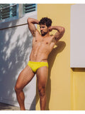 TEAMM8 Grid Swim Brief - Bondi Yellow