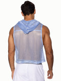 BIKE Hooded Sleeveless Practice Jersey - Ice Blue