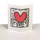 Keith Haring Love Pop Up Greeting Card