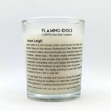 Jesse Leigh Glass Votive Candle