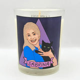 Sabrina Spellman (the Teenage Witch) Glass Votive Candle