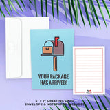 Dick Package Prank Pop Up Card Brown