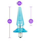 B Yours Basic Vibra Blue 4.5-Inch Vibrating Anal Plug