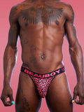 BEAUBOY Leopard Jockstrap Pink