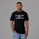 Talentless Mens Connected Tee Pitch Black