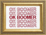 Ok Boomer - Cross Stitch