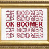 Ok Boomer - Cross Stitch