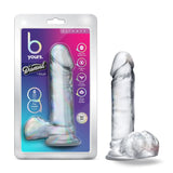 B Yours Diamond Glimmer Realistic Clear 8-Inch Long Dildo