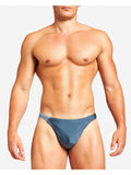 TEAMM8 Bass Mesh Swim Thong - Steel Blue