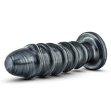 Jet Annihilator Carbon Metallic Black 11-Inch Anal Plug With Suction Cup Base