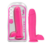 Neo Realistic Neon Pink 11-Inch Long Dildo
