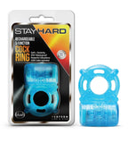 Stay Hard Blue 5-Function Rechargeable Vibrating Penis Ring