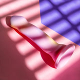 Avant Sun's Out Pink Artisan 7 Inch Curved P-Spot Dildo with Suction Cup Base