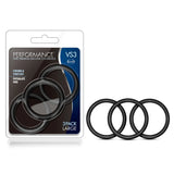 Performance VS3 Pure Premium Silicone Cock Rings LARGE - 3 Pack