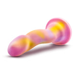Avant Sun's Out Pink Artisan 7 Inch Curved P-Spot Dildo with Suction Cup Base