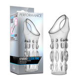 Performance Clear Stretchy Studded Penis Sleeve Ring