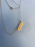 Stud Charm Necklace Bronze by Gilty Boy