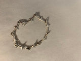 Sterling silver Succulent chain bracelet by Gilty Boy