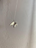 winged Penis Charm Necklace in silver by Gilty Boy