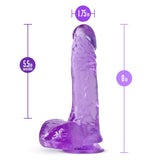 B Yours Plus Ram N’ Jam Realistic Purple 8-Inch Long Dildo