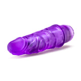 B Yours Vibe #3 Realistic Purple 7.25-Inch Long Vibrating Dildo
