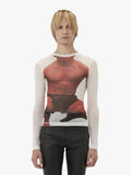JW ANDERSON CROUCHING STUD LONGSLEEVE UNDERPINNING SHIRT