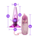 B Yours Basic Pleaser Remote-Control Pink 4-Inch Vibrating Anal Plug