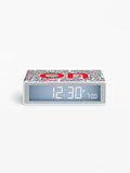 Lexon x Keith Haring Flip+ White Alarm Clock - Love
