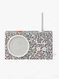 Lexon x Keith Haring Tykho 3 White Radio & Speaker - Love