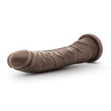 Dr. Skin Basic Realistic Curved Chocolate 9-Inch Long Dildo