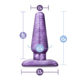 B Yours Cosmic Purple Swirl 4.75-Inch Anal Plug