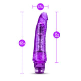B Yours Vibe 7 Realistic Purple 8.5-Inch Long Vibrating Dildo