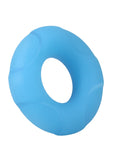 Rock Solid Lifesaver Glow in the Dark Silicone Cock Ring - Blue