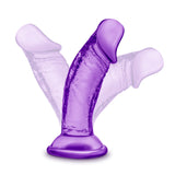 B Yours Sweet N' Small Realistic Purple 4.5-Inch Long Dildo