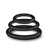 Blush Performance VS4: Black Penis Rings 3-Sizes