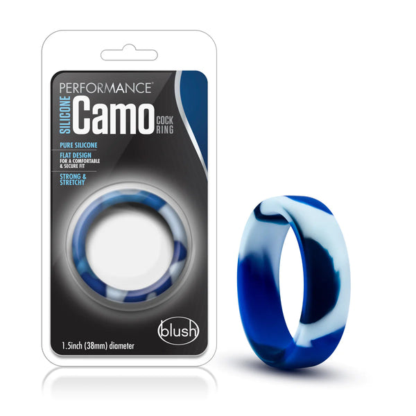 Performance Blue Camo Penis Ring