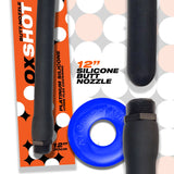 Oxballs Oxshot Silicone Butt Nozzle Shower Hose and Cock Ring