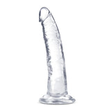 B Yours Plus Lust N’ Thrust Realistic Clear 7.5-Inch Long Dildo