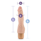 Dr. Skin Cock Vibe 4 Realistic Beige 8-Inch Long Vibrating Dildo