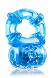 Stay Hard Reusable Blue 5-Function Vibrating Penis Ring
