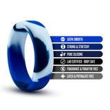 Performance Blue Camo Penis Ring