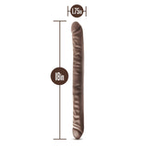 Dr. Skin Chocolate 18-Inch Long Dildo