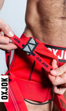 Oxballs Slingjock Slider Jock Strap - Red