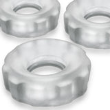 Hunkyjunk HUJ Cockrings (3 Pack) - Clear Ice