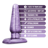 B Yours Trainer Kit Purple Swirl Anal Plug
